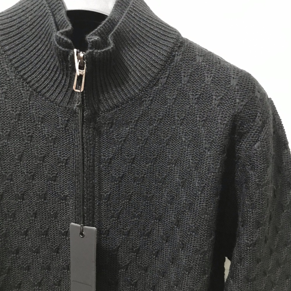 DIKTAT Italian urban chic wool blend cardigan 40US